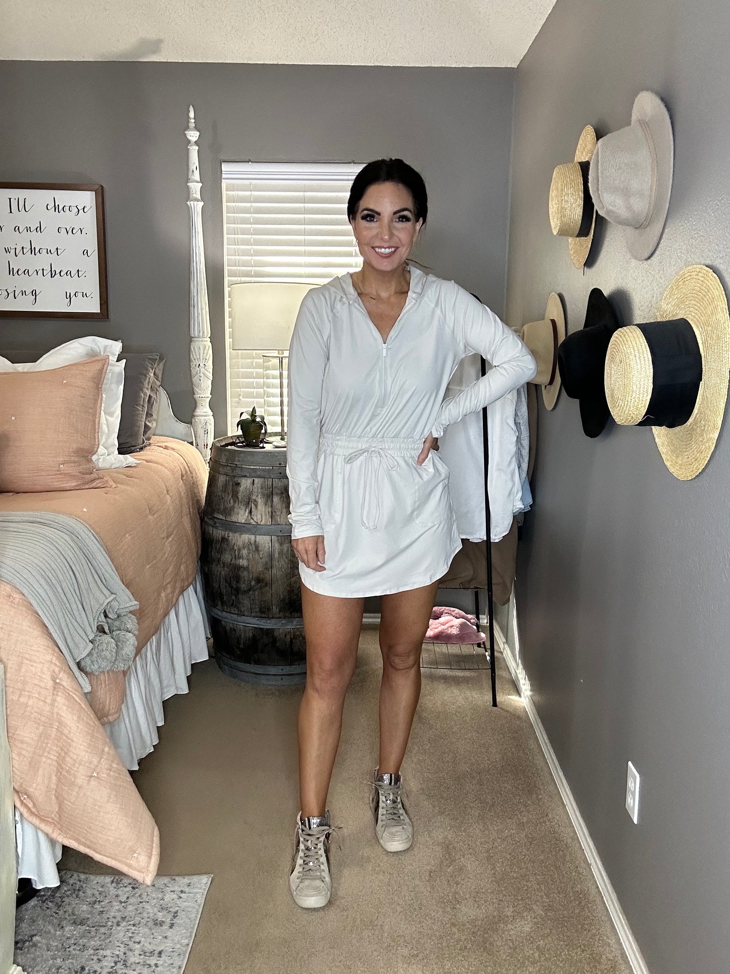 Go-To Romper (White Pearl)