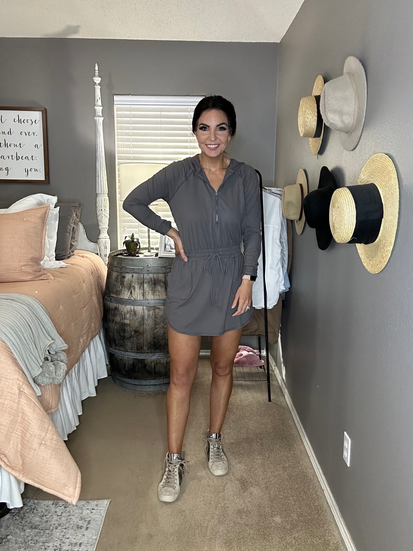 Go-To Romper (Smoky Grey)
