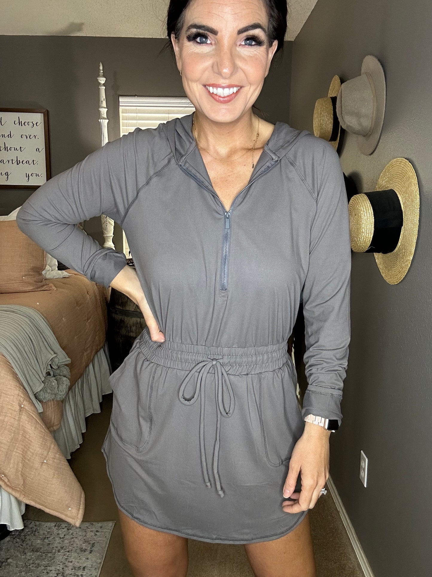 Go-To Romper (Smoky Grey)