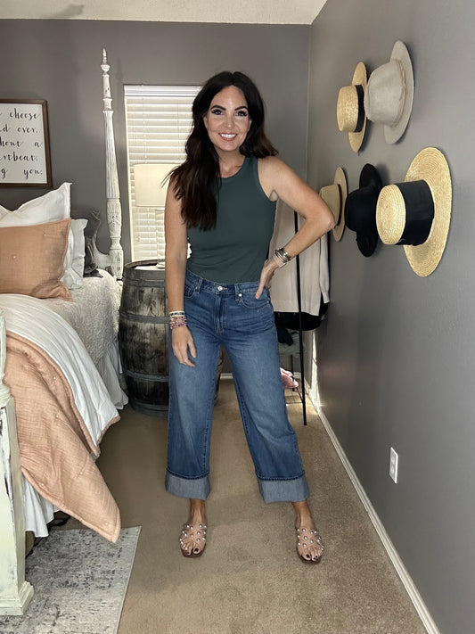 Essential Micro-Ribbed Tank Top