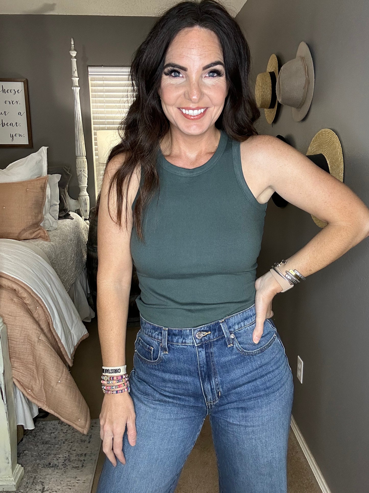 Essential Micro-Ribbed Tank Top