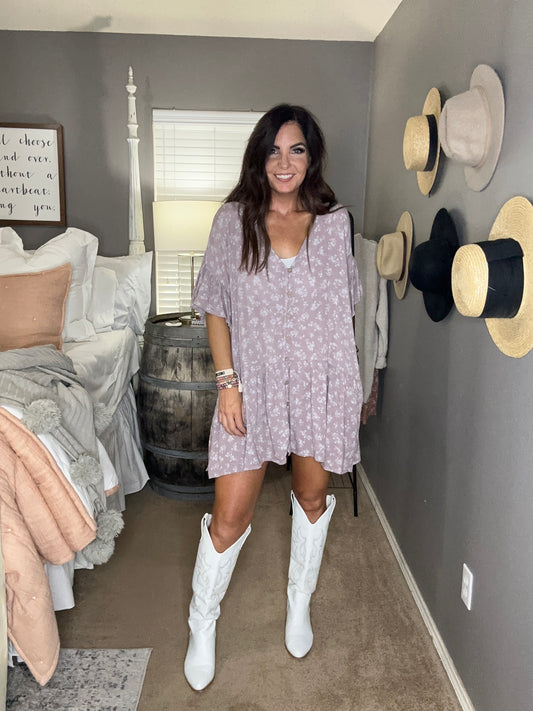 Rowan Dress in Violet
