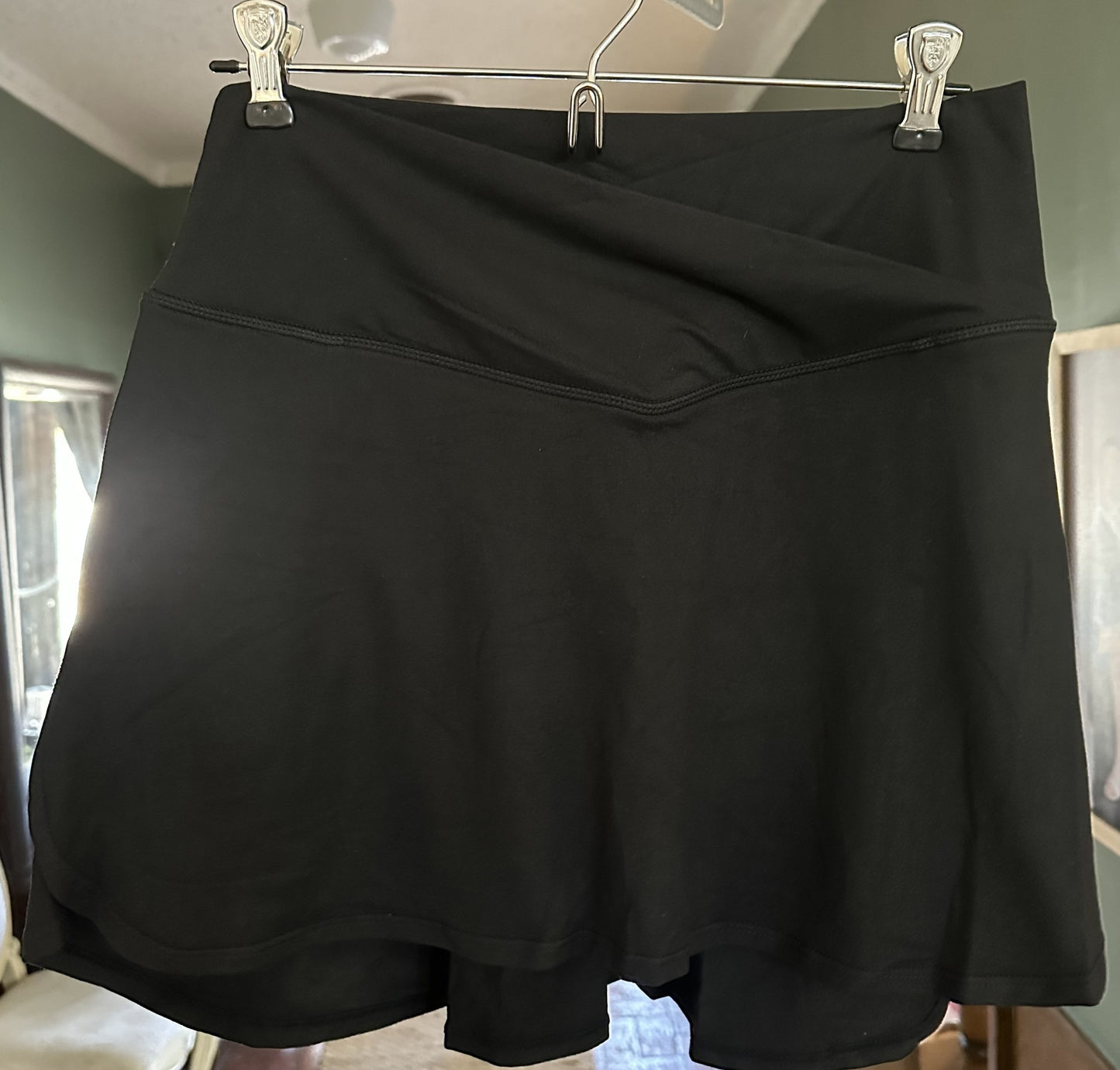 Sporty and Chic Black Skirt