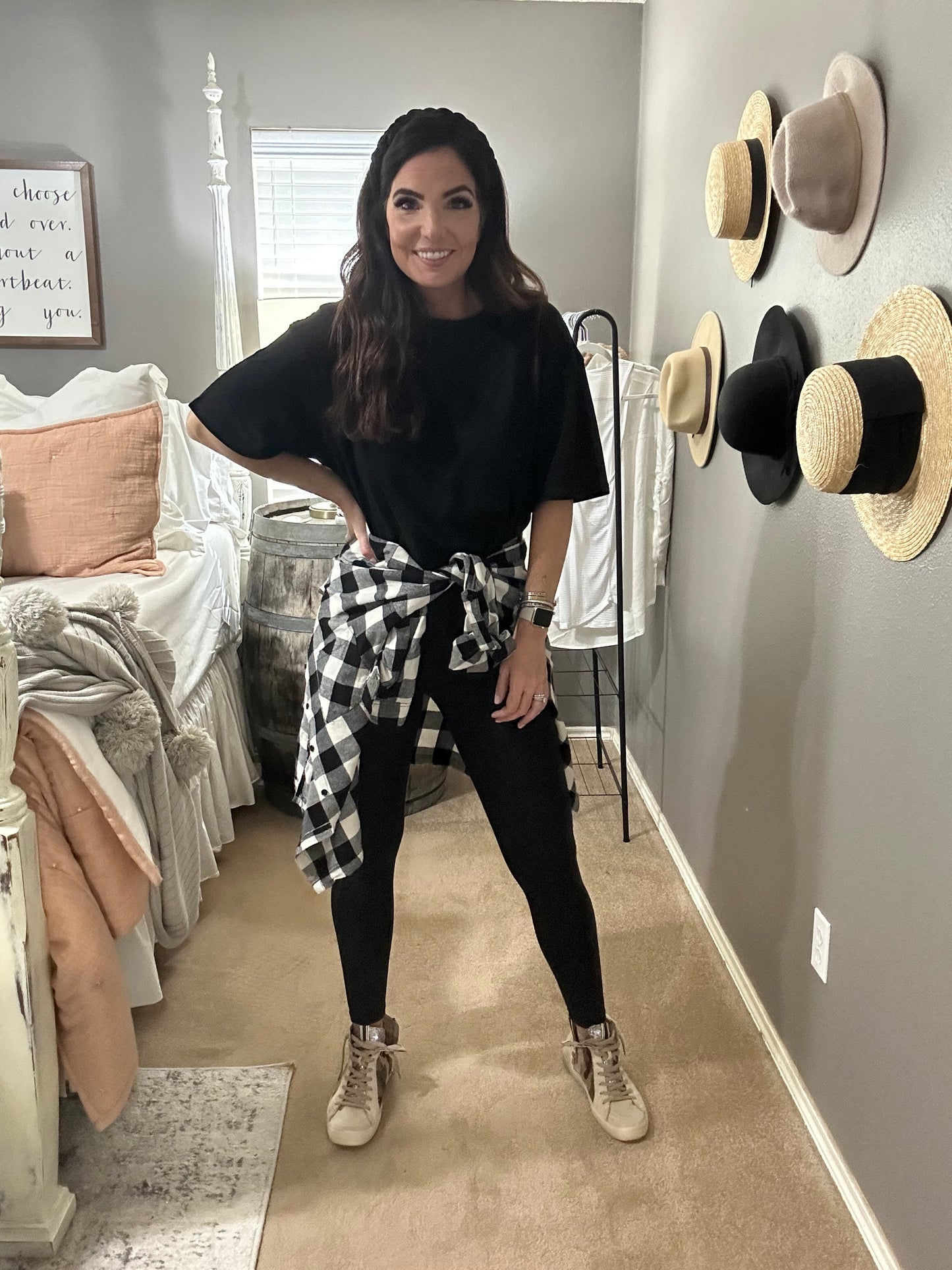 BUFFALO PLAID OVERSIZED SHIRT