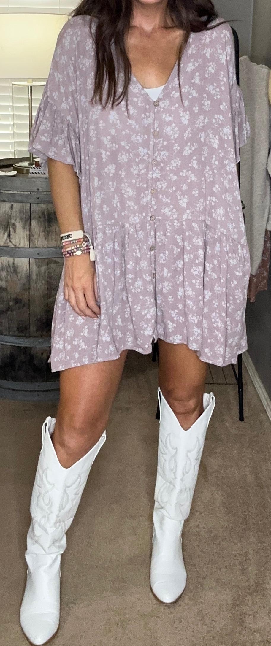 Rowan Dress in Violet