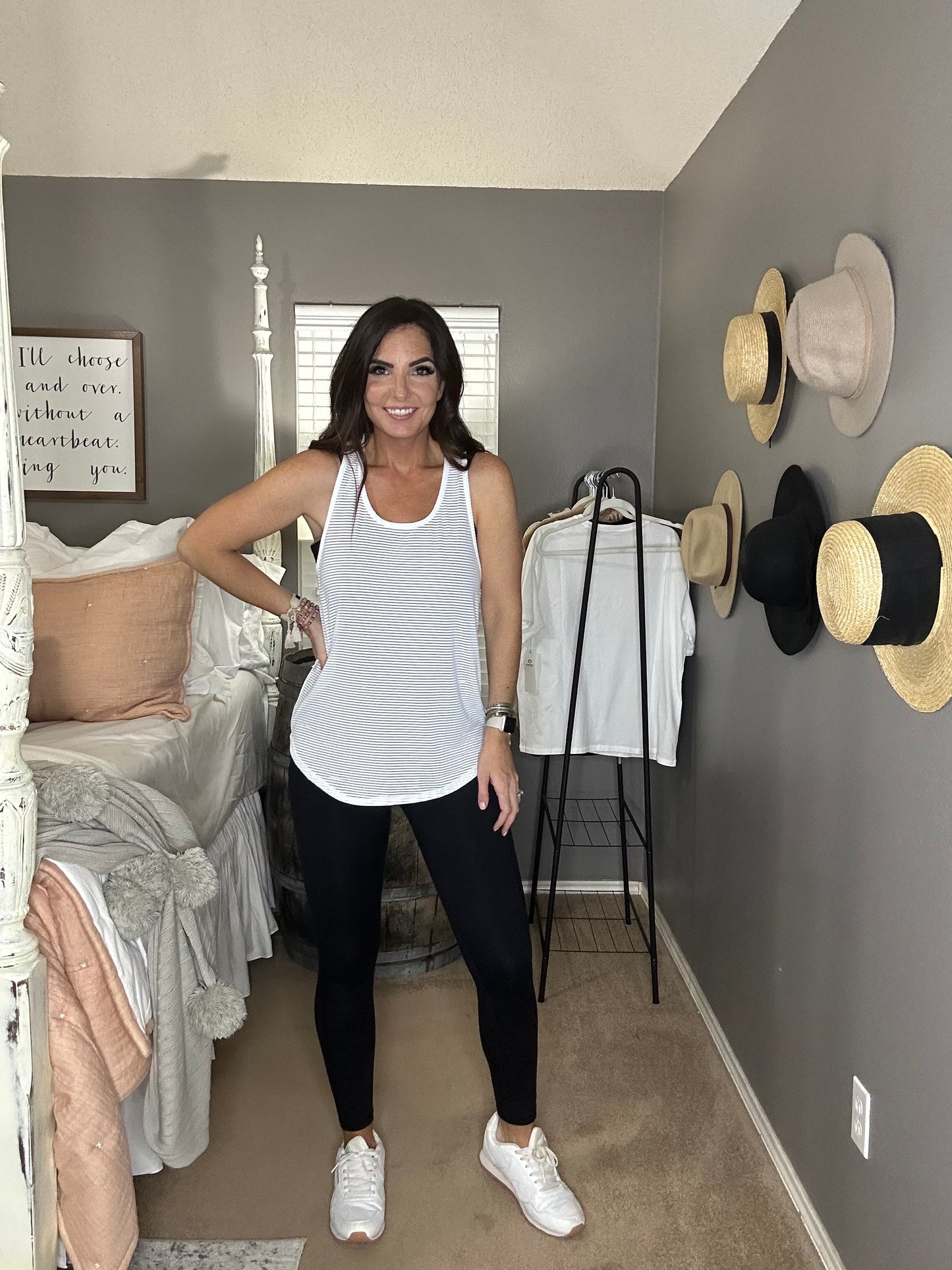 MESH TWISTED BACK TANK