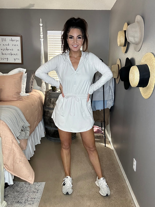 Go-To Romper (White Pearl)