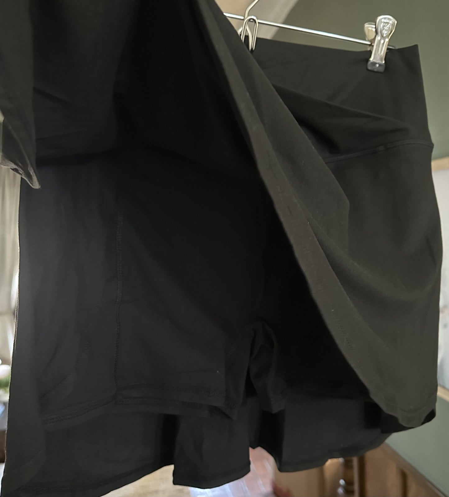 Sporty and Chic Black Skirt