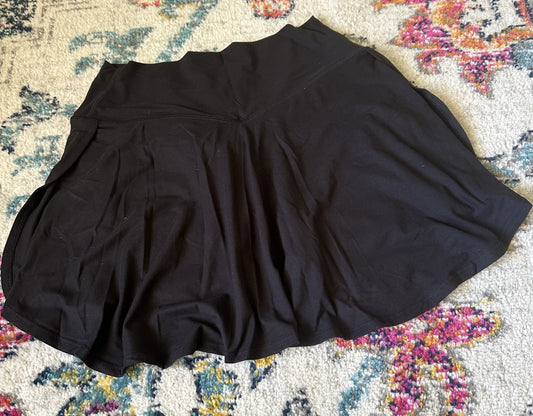 Sporty and Chic Black Skirt